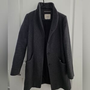 Aritzia Gray Wool Blend Womens Coat